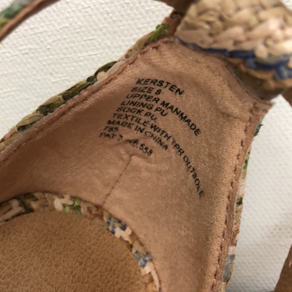 FRANCESCAS Strappy Chevron Chunky Heels, 6 - Picture 10 of 10